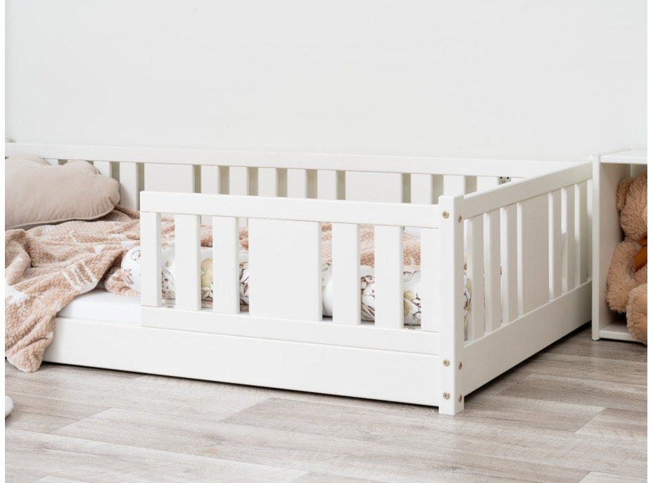 Dětská Montessori postel z masivu borovice NIKO - 190x90 cm