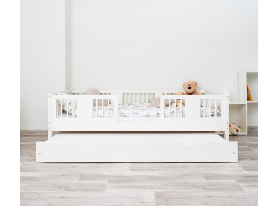 Dětská postel z masivu borovice LUNA 20 - 190x90 cm