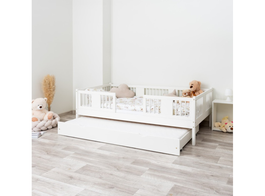 Dětská postel z masivu borovice LUNA 20 - 190x90 cm