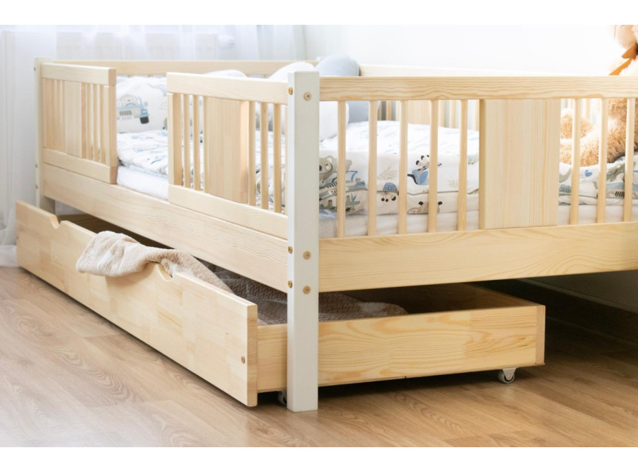 Dětská postel z masivu borovice LUNA 20 - 190x90 cm