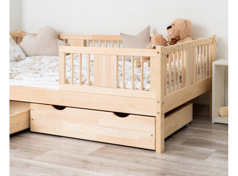 Dětská postel z masivu borovice LUNA 20 - 190x90 cm