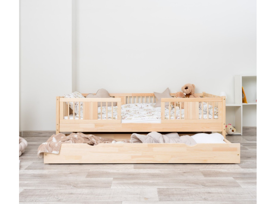 Dětská postel z masivu borovice LUNA 20 - 190x90 cm