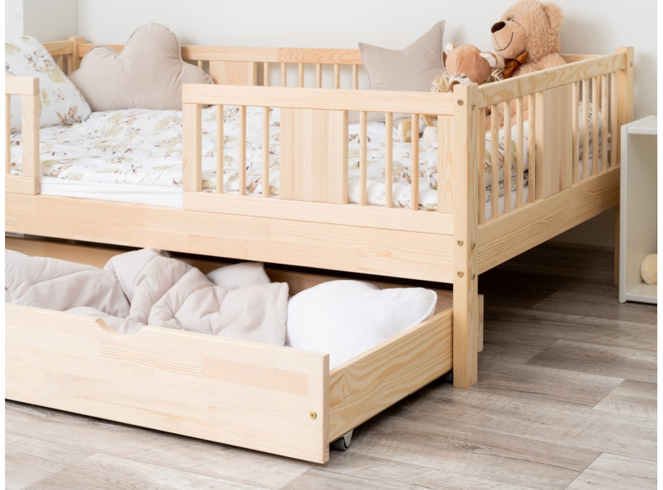 Dětská postel z masivu borovice LUNA 20 - 190x90 cm