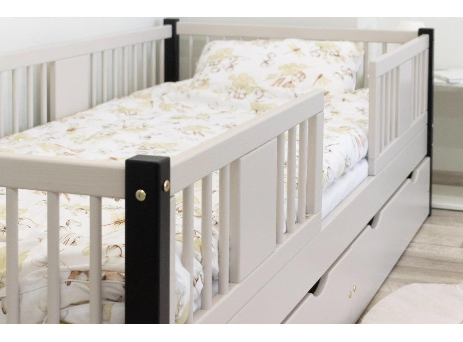 Dětská postel z masivu borovice LUNA 20 - 190x90 cm