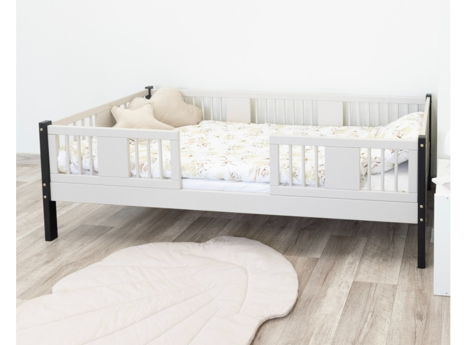 Dětská postel z masivu borovice LUNA 20 - 200x90 cm