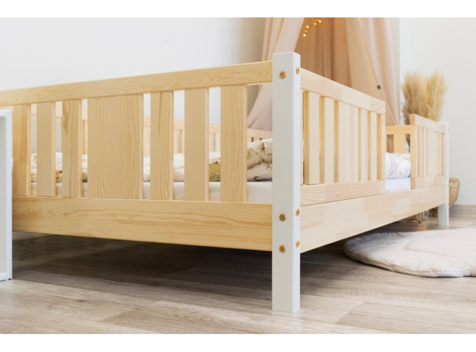 Dětská postel z masivu borovice NIKO 10 - 200x90 cm