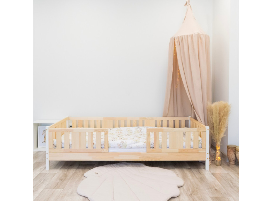 Dětská postel z masivu borovice NIKO 10 - 190x90 cm