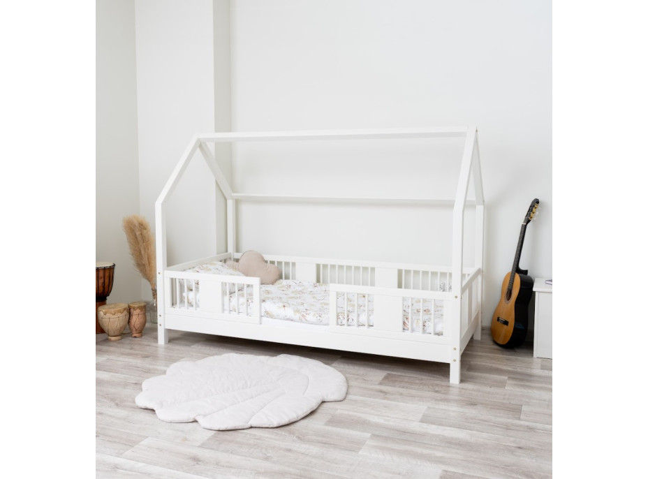 Dětská domečková postel z masivu borovice LUNA L 10 - 180x80 cm