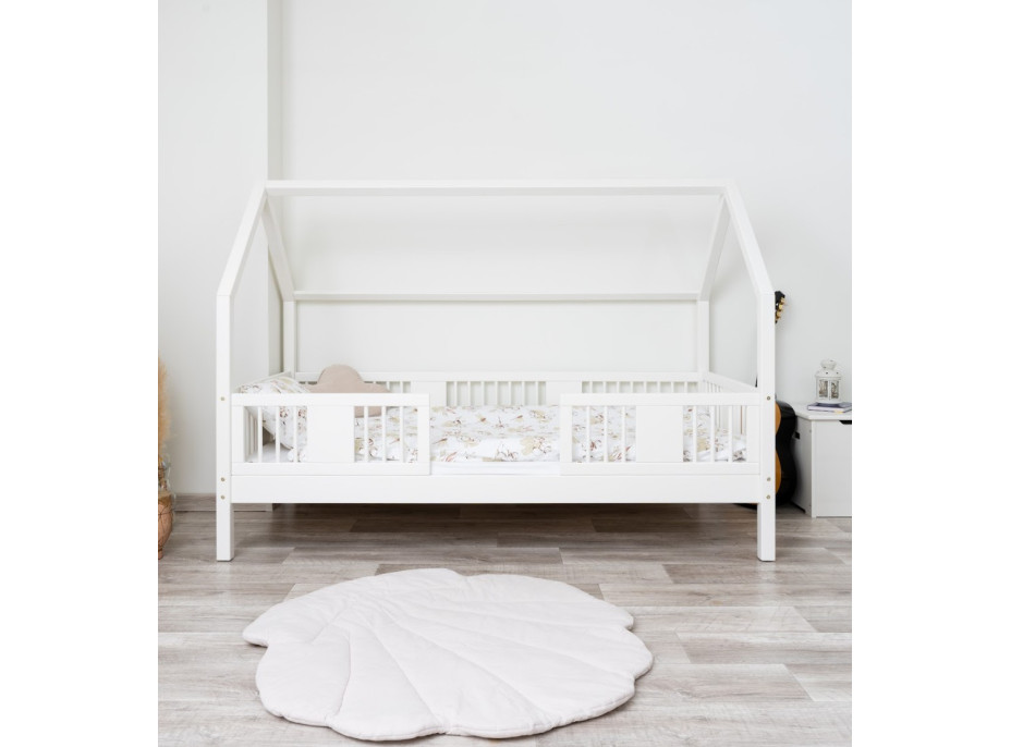 Dětská domečková postel z masivu borovice LUNA L 20 - 190x90 cm