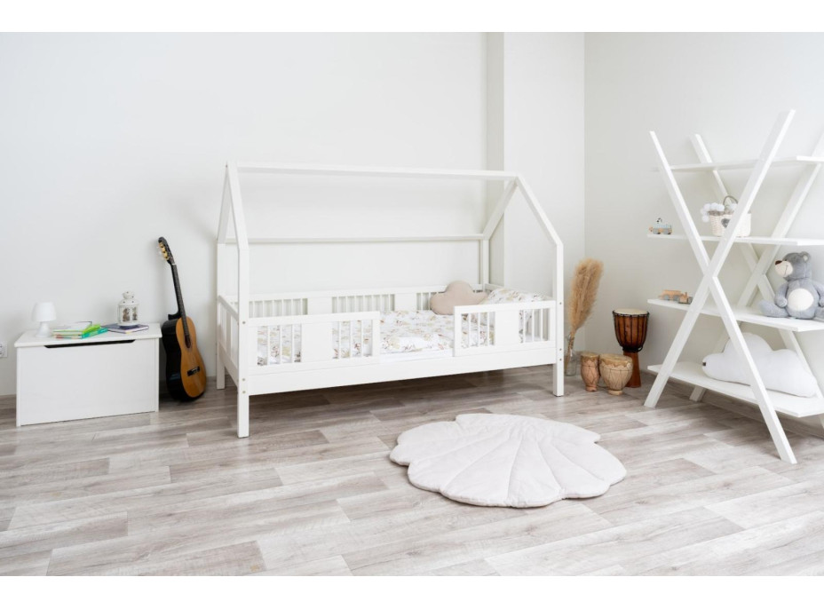 Dětská domečková postel z masivu borovice LUNA L 20 - 190x90 cm