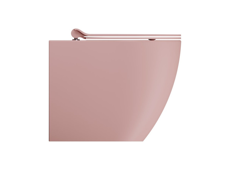 GSI PURA WC mísa stojící, Swirlflush, 36x55cm, spodní/zadní odpad, blush dual-mat 889024