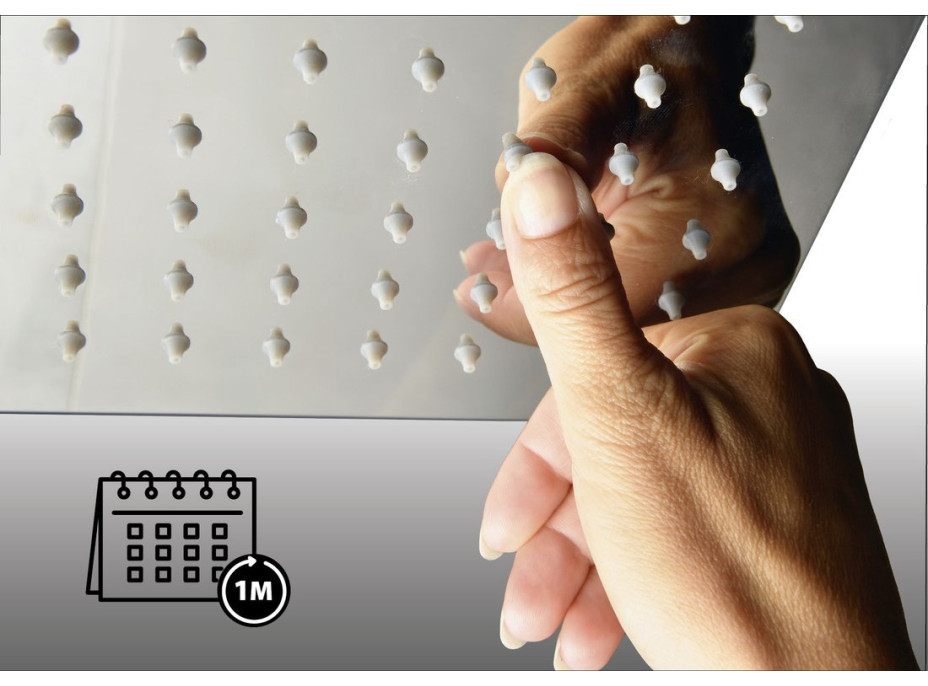 Aqualine Hlavová sprcha, průměr 300mm, ABS/chrom SC124