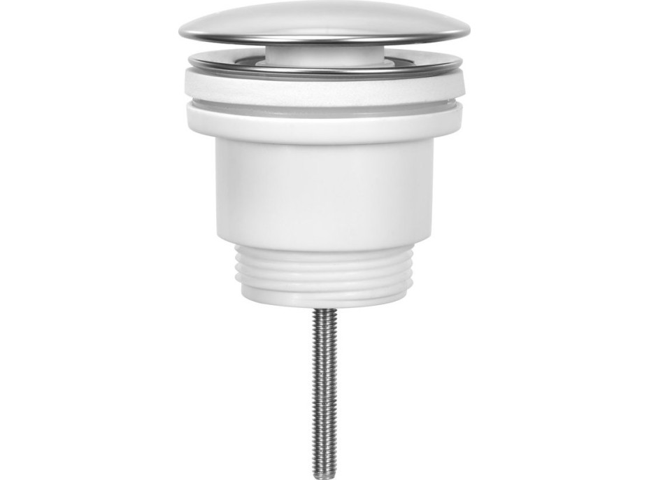 Aqualine Umyvadlová výpust 5/4“, click-clack, velká zátka, 5-46mm, ABS/chrom TF5001