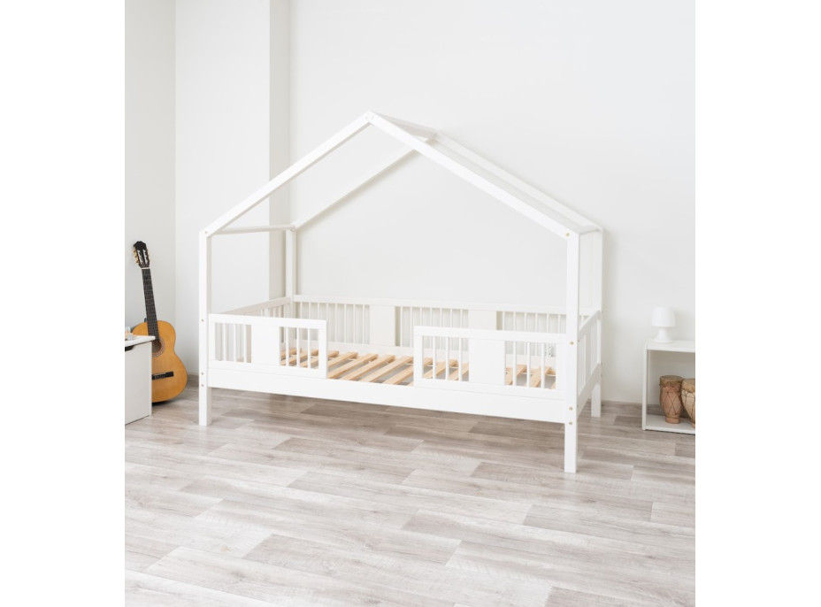 Dětská domečková postel z masivu borovice LUNA S 20 - 180x80 cm