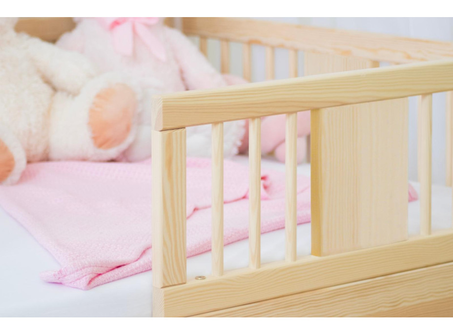 Dětská domečková postel z masivu borovice LUNA S 20 - 190x90 cm