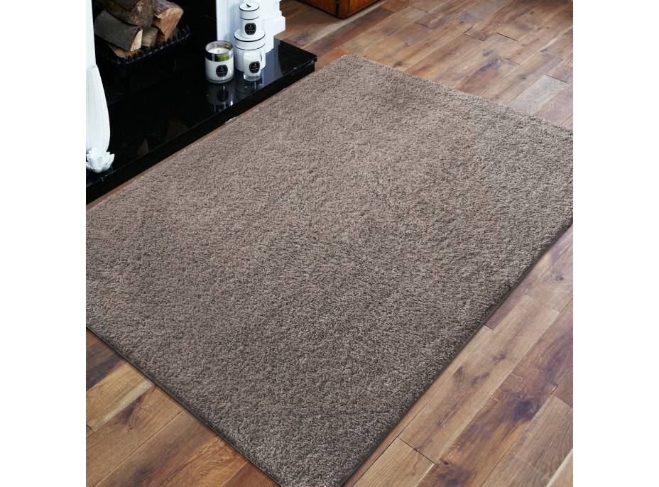 Moderní koberec SHAGGY CAMIL - cappuccino