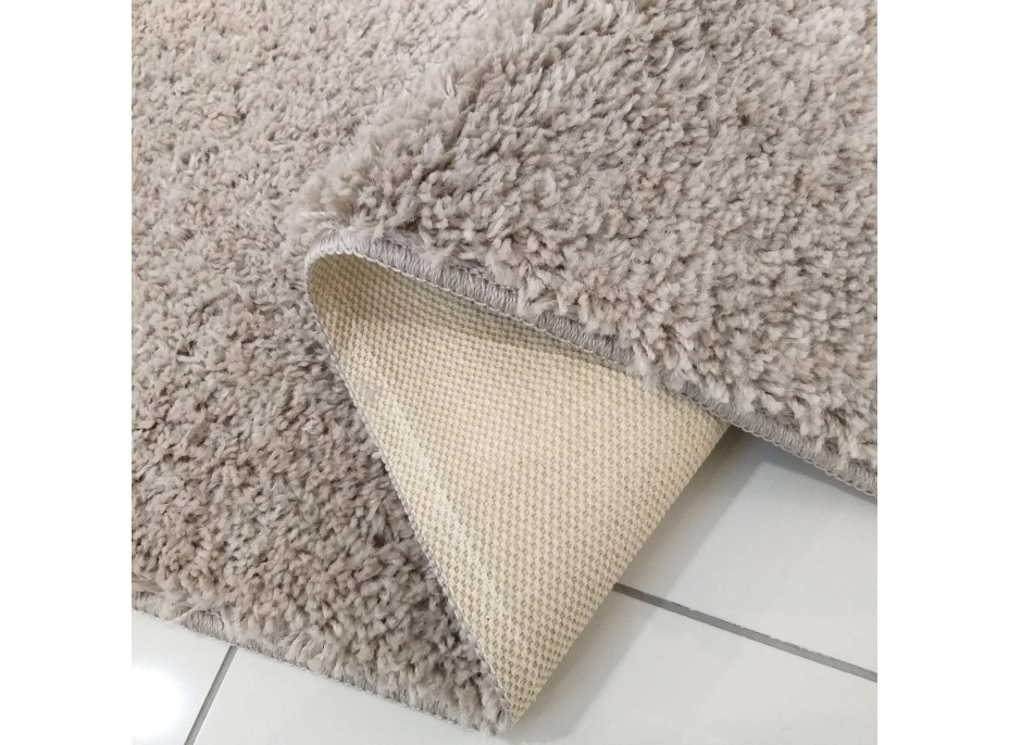 Moderní koberec SHAGGY CAMIL - latte