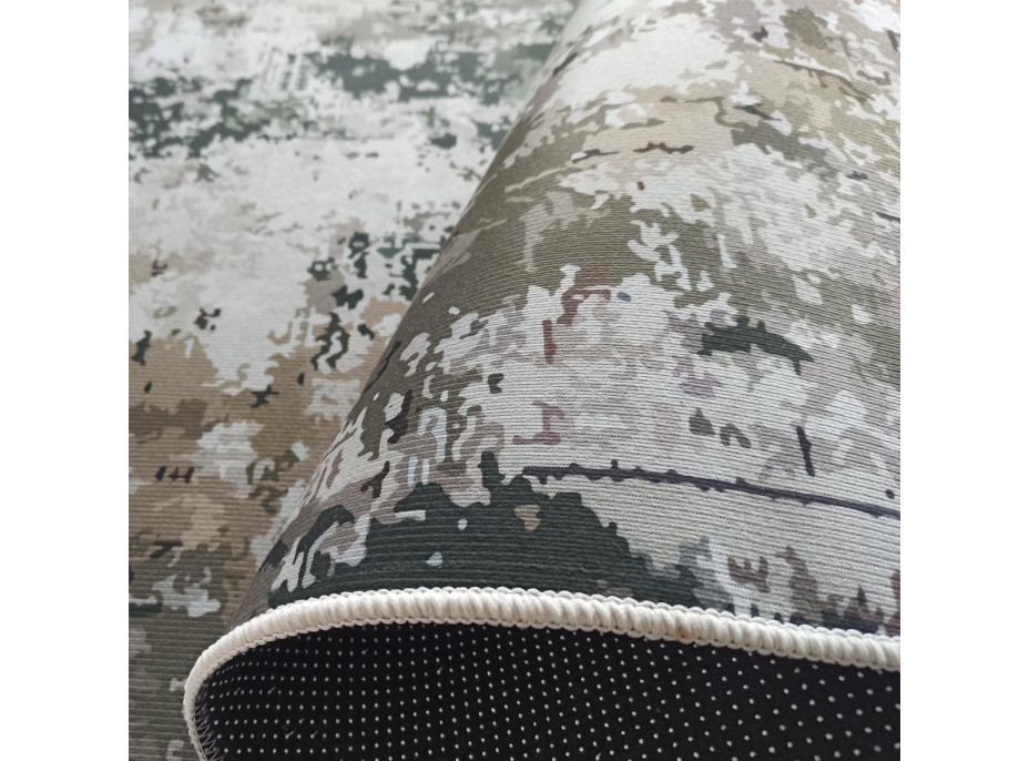 Kusový koberec HONOR Aged - šedý/zelený