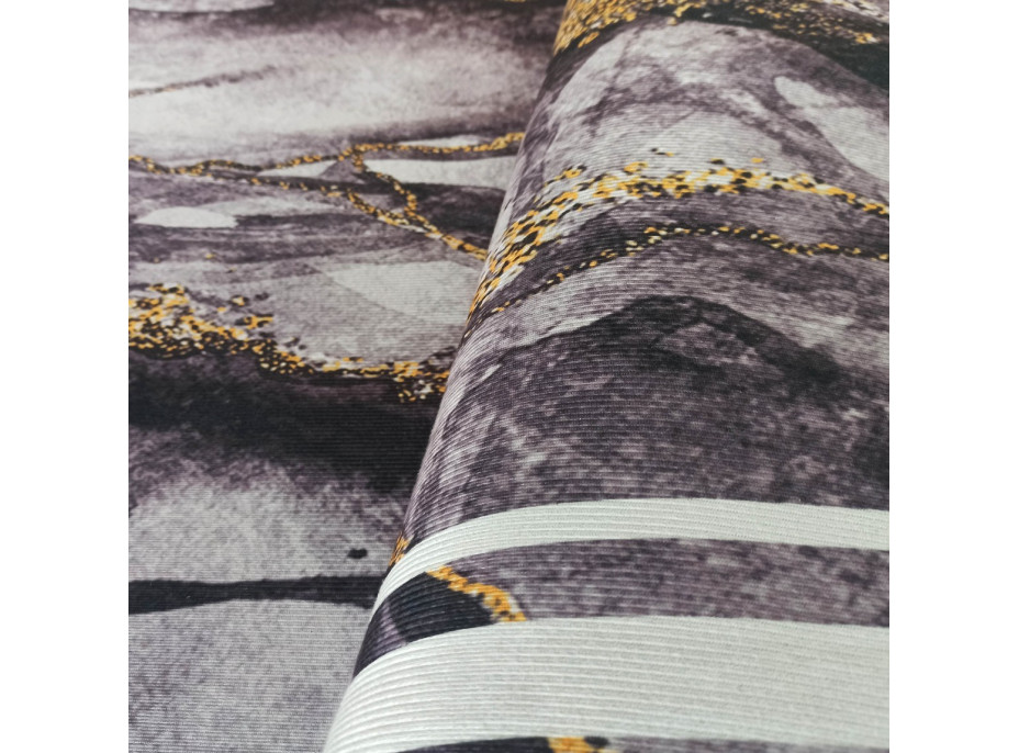 Kusový koberec HONOR Rock - tmavě šedý