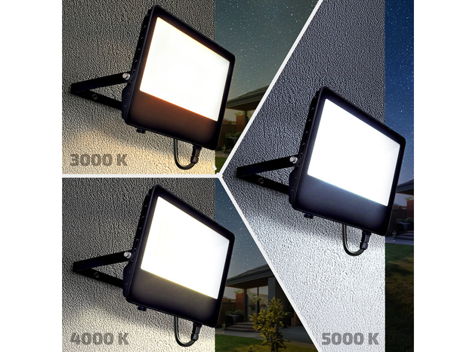 Solight LED reflektor TOP, 150W, max. 21000lm, 3CCT, volitený výkon 100/75/47%, IP65, rychlokonektor