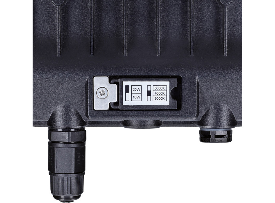 Solight LED reflektor TOP, 20W, max. 2600lm, 3CCT, volitený výkon 100/50%, IP65, rychlokonektor