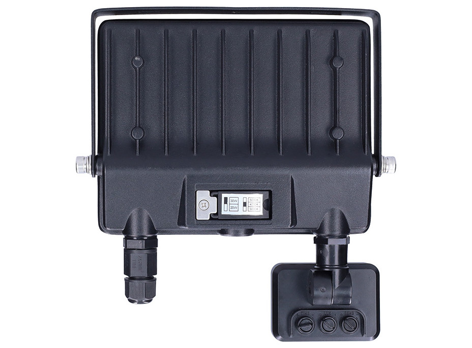 Solight LED reflektor se senzorem TOP, 30W, max. 3900lm, 3CCT, volitený výkon 100/66%, IP65, rychlospojka