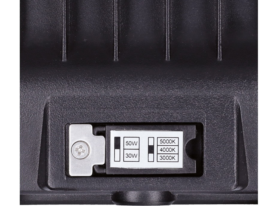 Solight LED reflektor TOP, 50W, max. 6500lm, 3CCT, volitený výkon 100/60%, IP65, rychlokonektor
