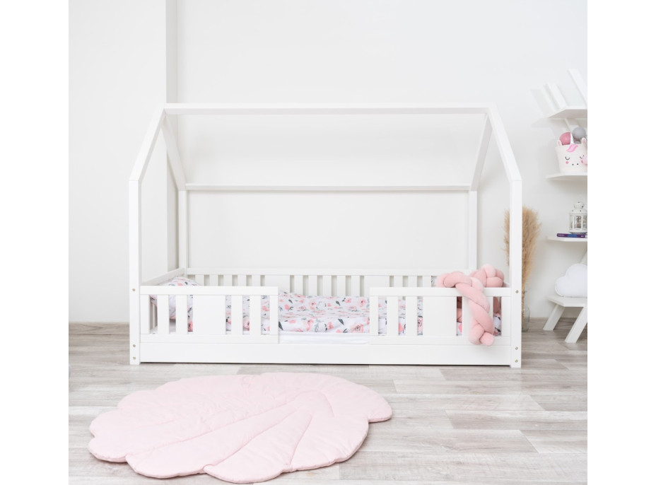 Dětská domečková Montessori postel z masivu borovice NIKO L - 180x80 cm