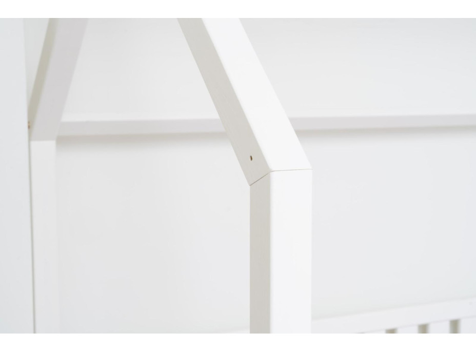 Dětská domečková postel z masivu borovice NIKO L 10 - 190x90 cm