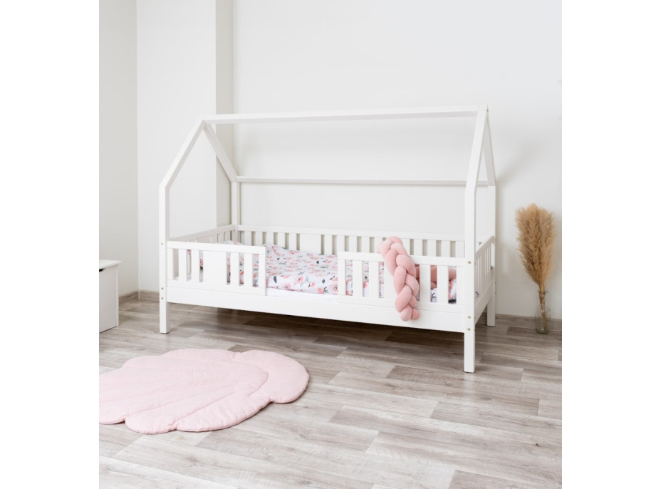 Dětská domečková postel z masivu borovice NIKO L 20 - 190x90 cm