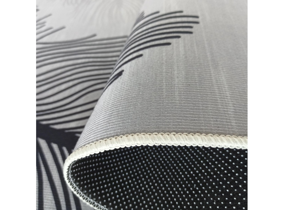 Kusový koberec HONOR Feather - šedý