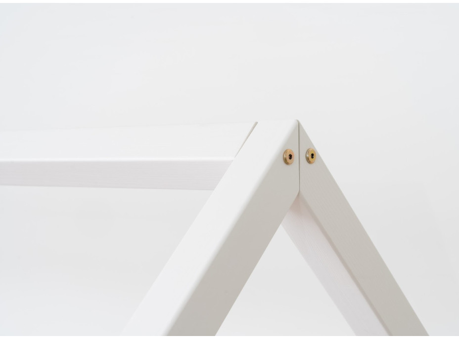 Dětská domečková postel z masivu borovice NIKO L 20 - 200x90 cm