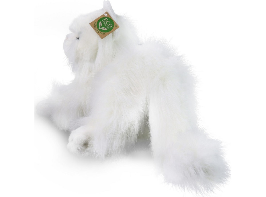 Rappa Plyšová kočka perská bílá 30 cm ECO-FRIENDLY