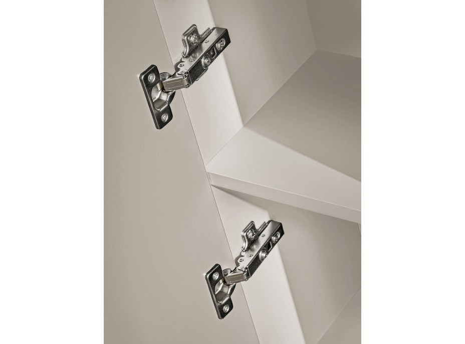 Koupelnová závěsná skříňka ADÉLA - vysoká - kašmírová