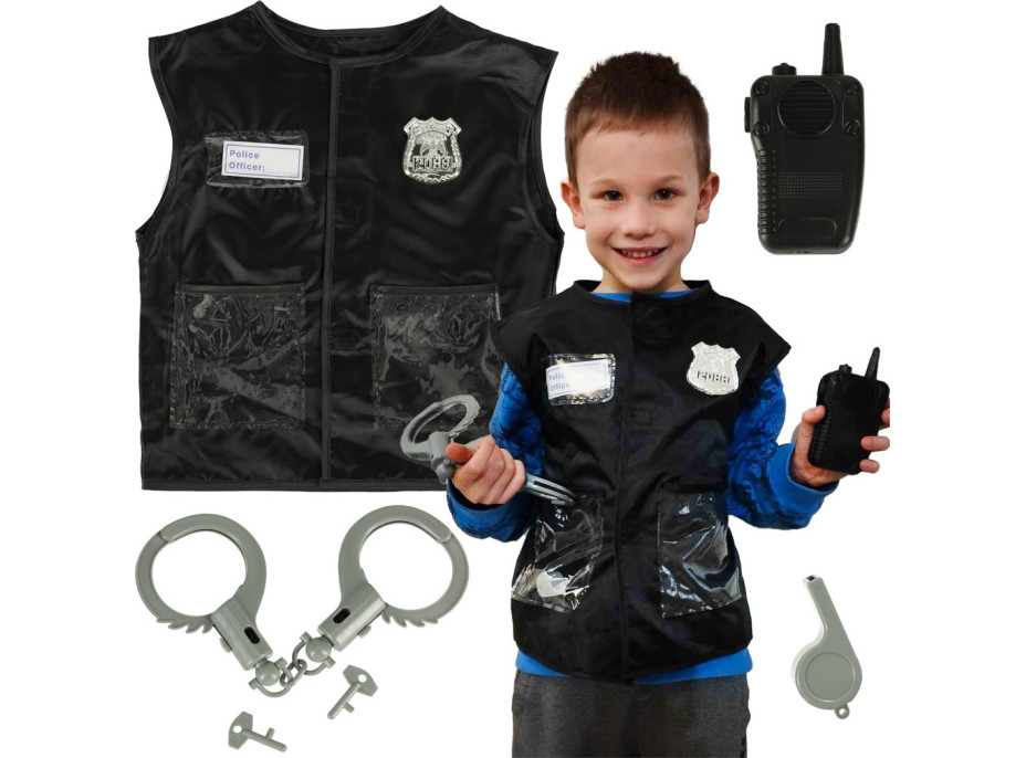 Karnevalový kostým Policista - 3-8 let
