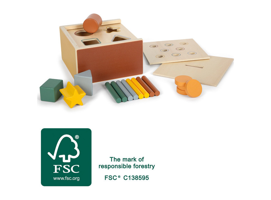 small foot Montessori multifunkční vhazování