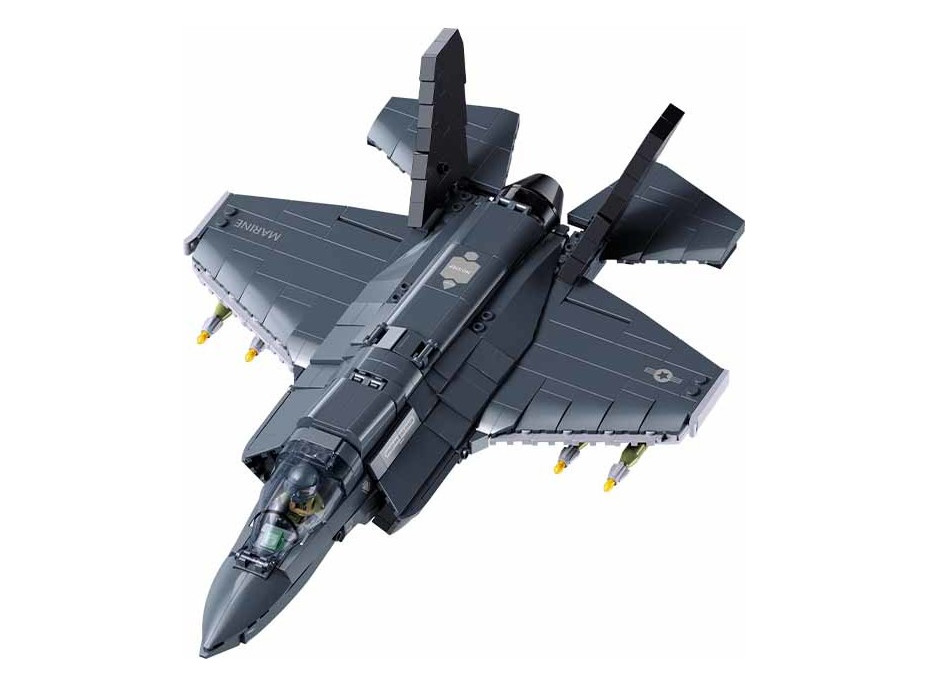 Sluban Model Bricks M38-B1361 Stíhací letoun F-35BS v měřítku 1:44