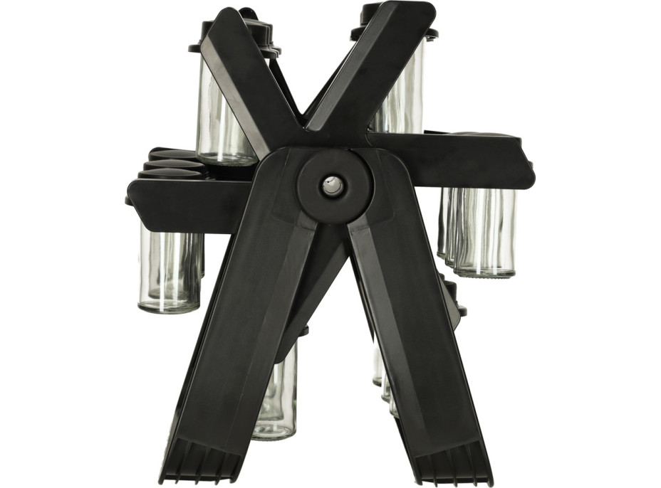 Otočný stojan na kořenky - černý