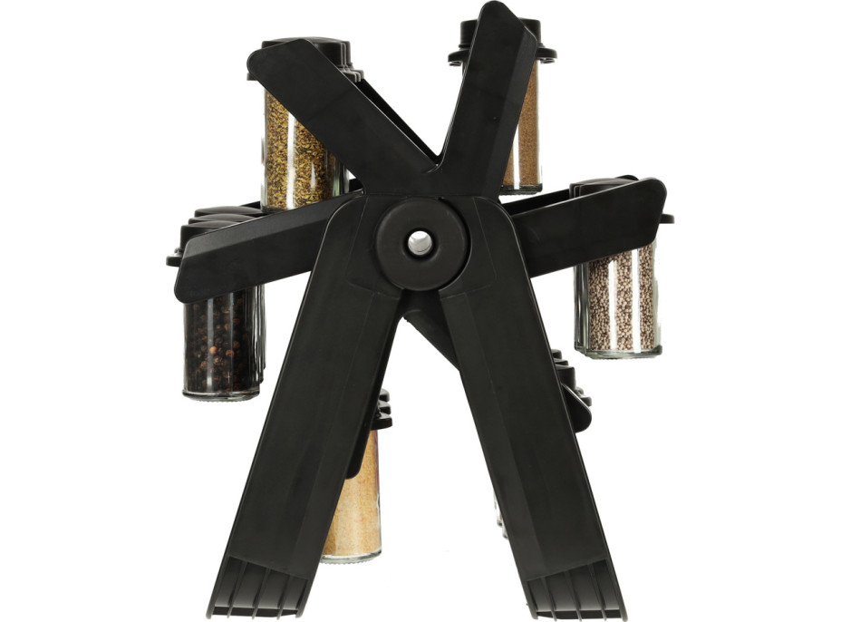 Otočný stojan na kořenky - černý