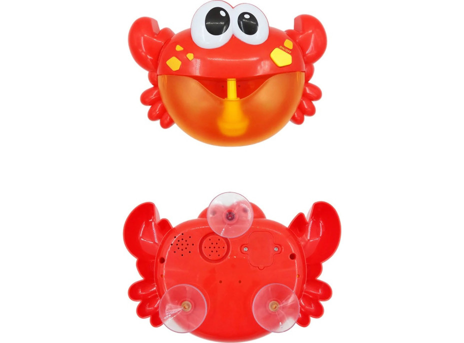 Hračka do koupele s generátorem bublinek - Krab