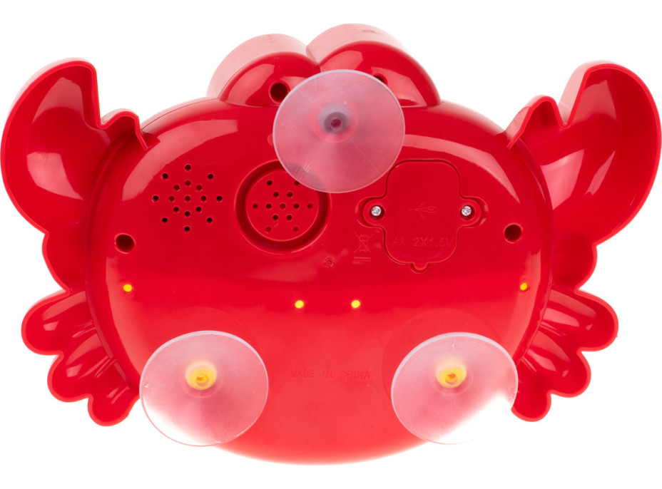 Hračka do koupele s generátorem bublinek - Krab