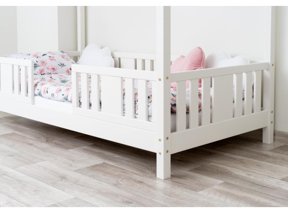 Dětská domečková postel z masivu borovice NIKO S 10 - 180x80 cm