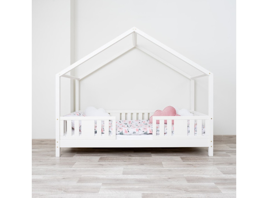 Dětská domečková postel z masivu borovice NIKO S 10 - 180x80 cm