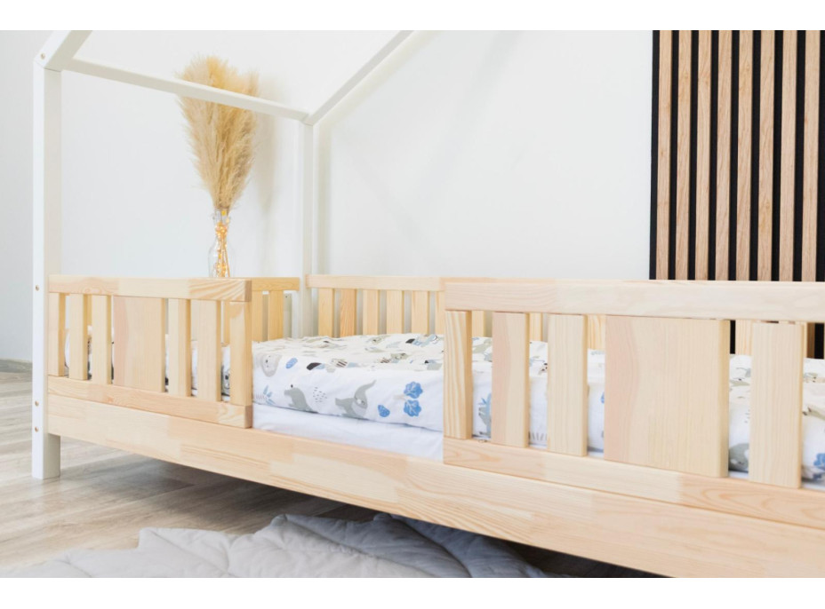 Dětská domečková postel z masivu borovice NIKO S 10 - 190x90 cm