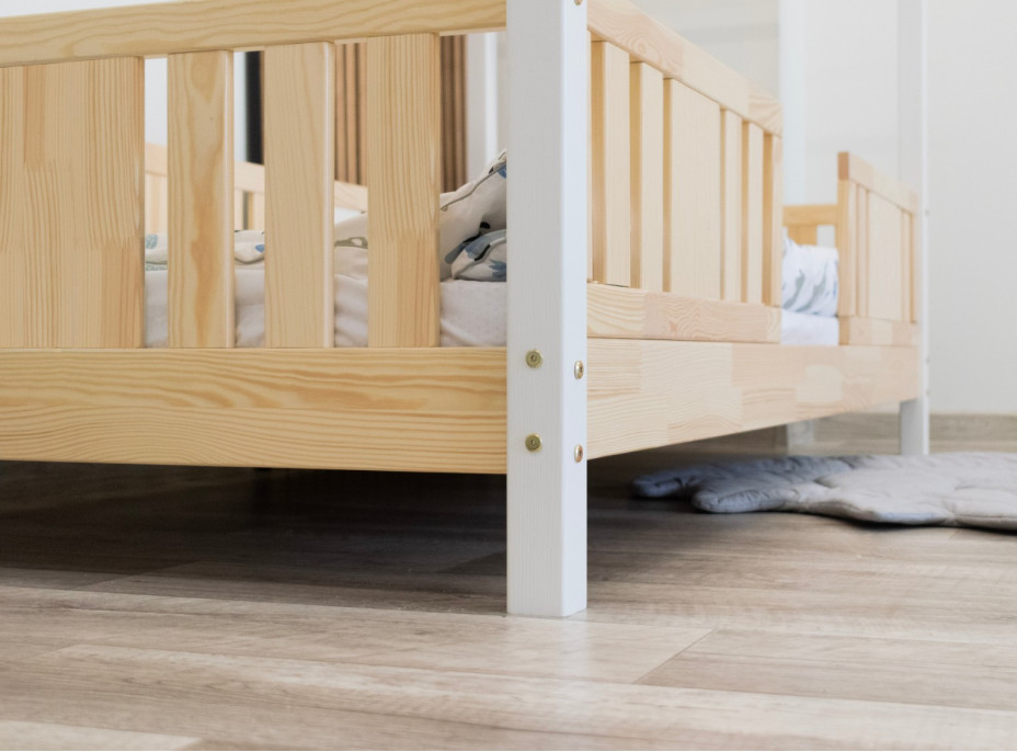 Dětská domečková postel z masivu borovice NIKO S 10 - 190x90 cm