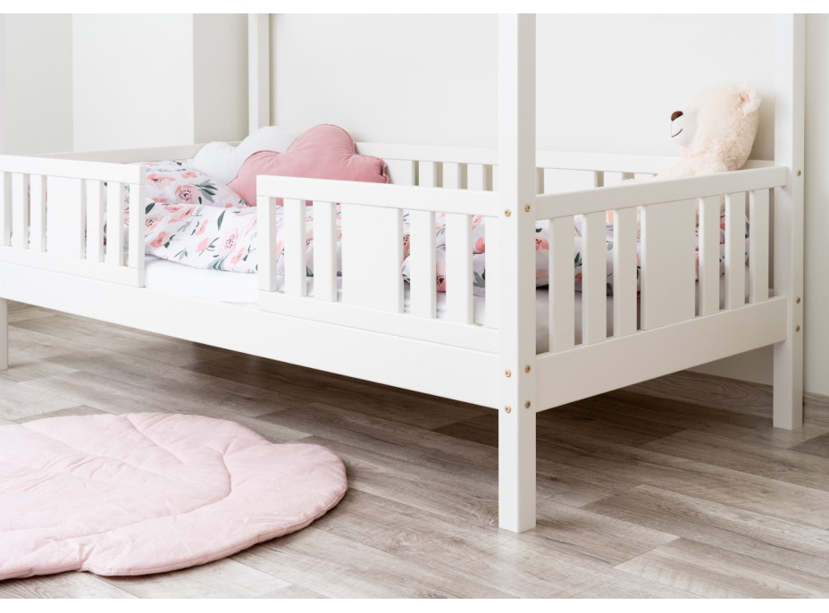 Dětská domečková postel z masivu borovice NIKO S 20 - 160x80 cm