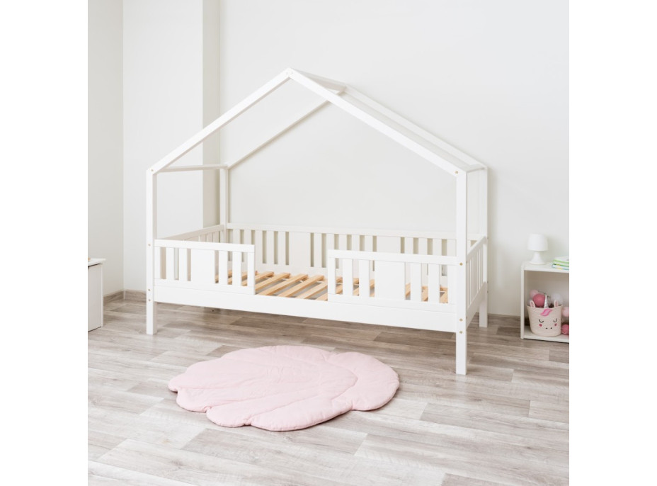 Dětská domečková postel z masivu borovice NIKO S 20 - 200x90 cm