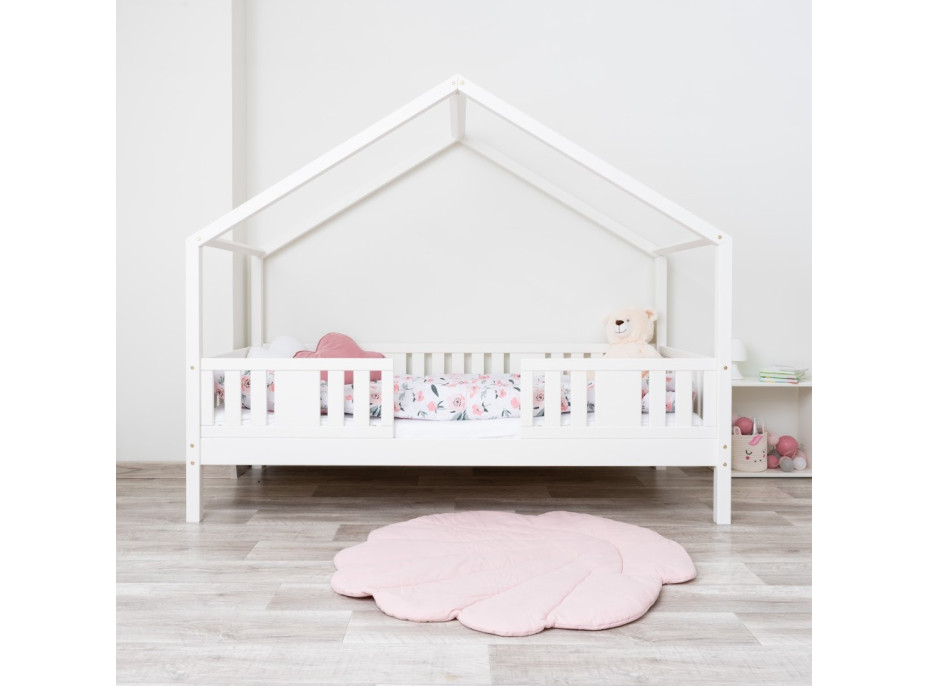 Dětská domečková postel z masivu borovice NIKO S 20 - 200x90 cm