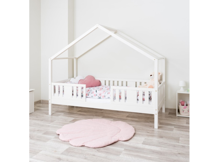 Dětská domečková postel z masivu borovice NIKO S 20 - 200x90 cm