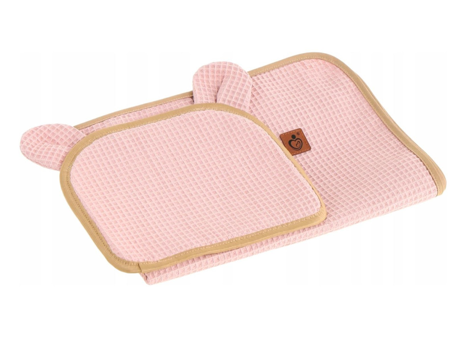 Hnízdečko (kokon) pro miminko - BABYMAM AIR 3D SAFE SLEEP SET - růžové